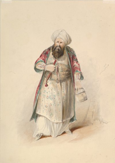 Costume Study for Osmin in the Abduction from the Seraglio by W.A. Mozart, ca. 1830-50 by Johann Georg Christoph Fries