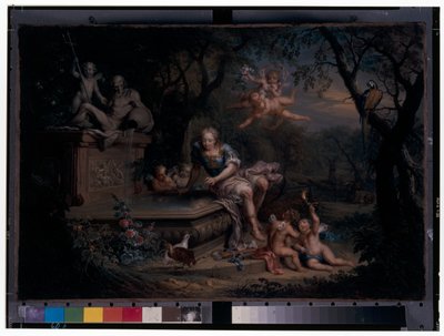 Narcissus Reflected in a Well by Johann Georg Platzer