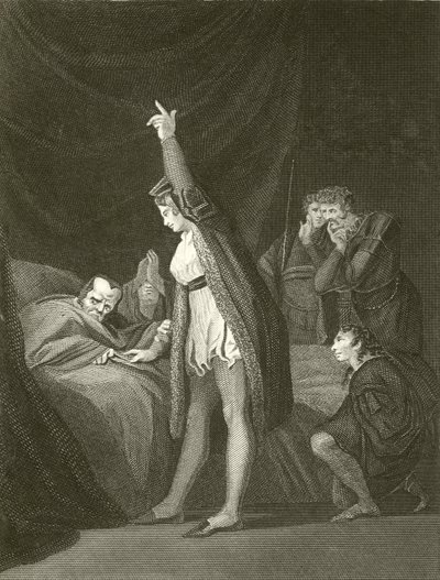 The Death of Cardinal Beaufort by Johann Heinrich Füssli