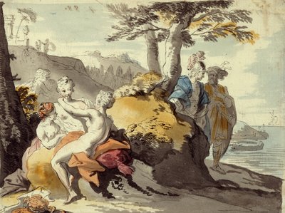 Telemachus and Mentor on Cyprus by Johann Heinrich Tischbein