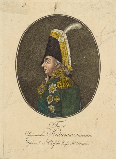 Portrait of Field Marshal Prince Mikhail Kutuzov by Johann Hieronymus Loeschenkohl