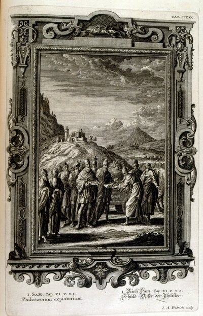 Offerings made to the Philistines by Johann Jakob Scheuchzer