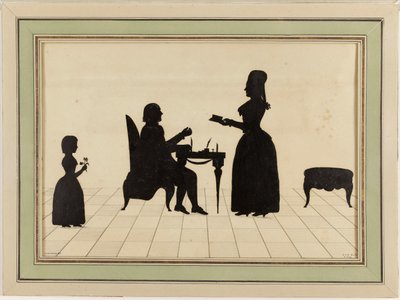 Monsieur and Madame Roland and Their Daughter Eudora by Johann Kaspar Lavater