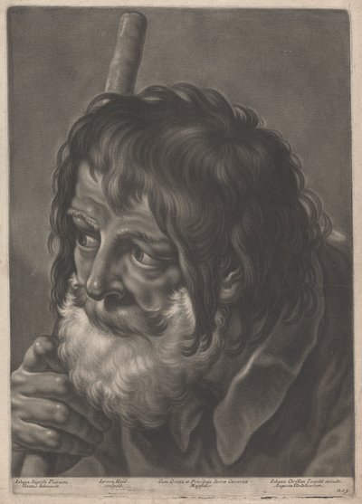 Portrait of a Man with a Staff by Johann Lorenz Haid