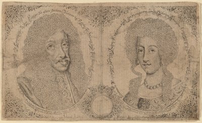 Leopold I and Eleanor of Austria by Johann Michael Puchler