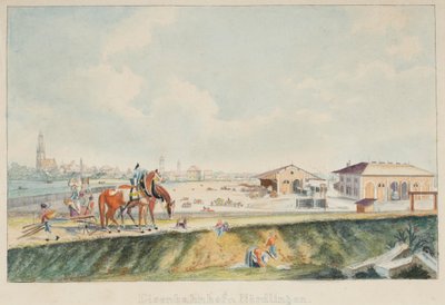 Railway Station in Nördlingen by Johann Michael Voltz