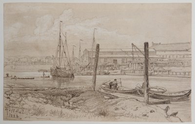 At Reiherstieg by Johann Theobald Riefesell