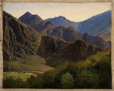 Mountain Ranges near Altenahr by Johann Wilhelm Schirmer