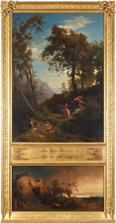 The Sacrifice of Isaac (above). Abraham