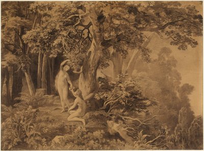The Fall of Man (Genesis 3:6) by Johann Wilhelm Schirmer