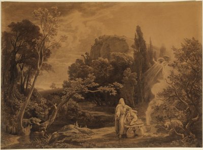 The Sacrifice of Isaac (Genesis 22:11-12) by Johann Wilhelm Schirmer