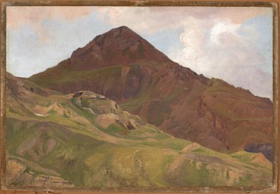 Barren Mountain Landscape by Johann Wilhelm Schirmer
