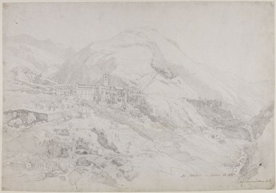 Monastery of St. Scholastica near Subiaco by Johann Wilhelm Schirmer