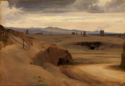 View of the Roman Campagna by Johann Wilhelm Schirmer