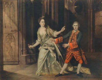 David Garrick and Mrs. Pritchard as Macbeth and Lady Macbeth by Johan Joseph Zoffany