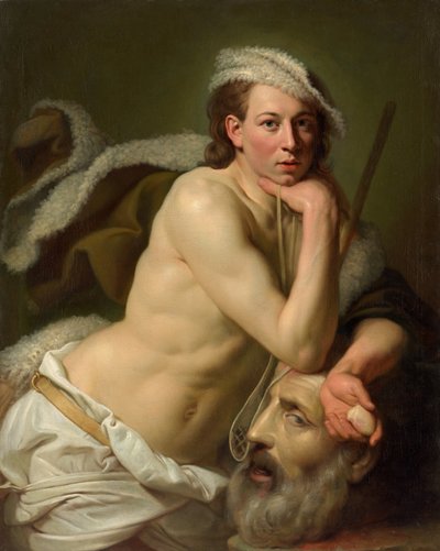 Self-portrait as David with the Head of Goliath by Johann Zoffany