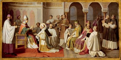 Boniface Receives Episcopal Consecration from the Pope by Johann von Schraudolph