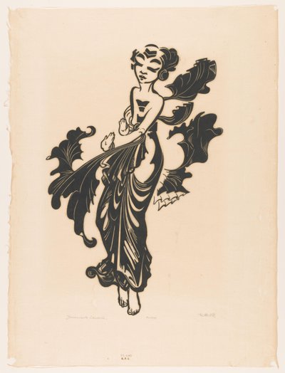 Javanese Dancer by Johannes Frederik Engelbert ten Klooster (signed by artist)
