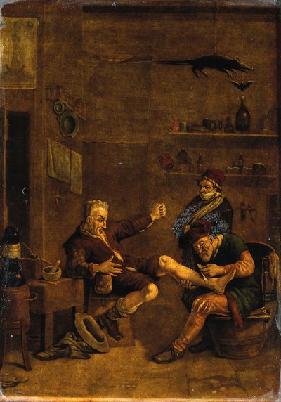 A Surgeon Treating a Man