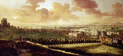 View of Greenwich and London, c.1680, with the Royal Observatory on the Left by Johannes Vorsterman