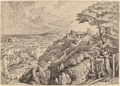 Saint Jerome in the Desert by Johannes and Lucas van Doetechum after Pieter Bruegel the Elder