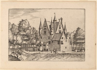 Castle by Johannes van Doetechum, the Elder and Lucas