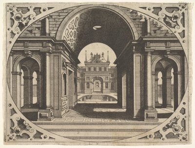 Plate from Varie Architecture by Johannes van Doetecum I