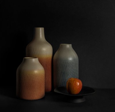 Earthy Vases Apple by John-Mei Zhong