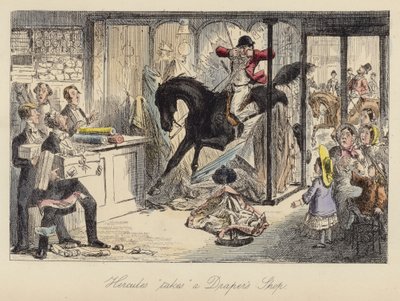 John Leech illustration for Mr Sponge