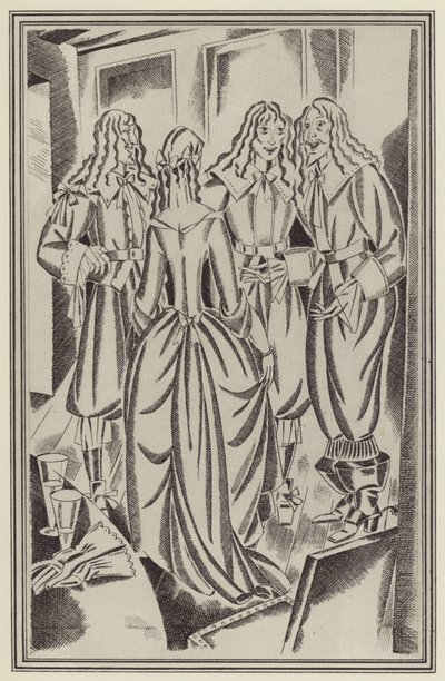 Illustration for Moll Flanders by Daniel Defoe by John Austen