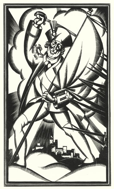 Illustration for Tristram Shandy by Laurence Sterne by John Austen