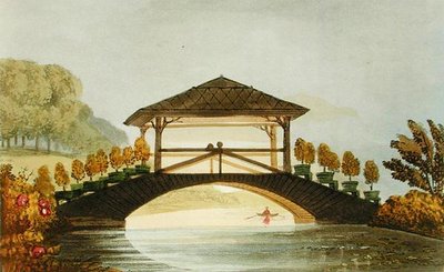 A Rustic Bridge, from Ackermann
