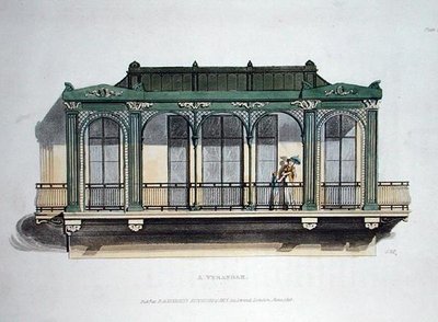 A Verandah, from Ackermann