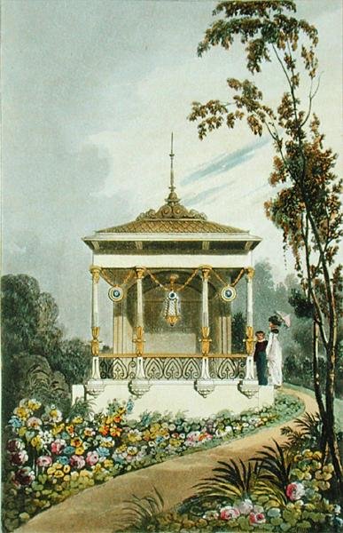 Rural Residences: An Alcove, from Ackermann