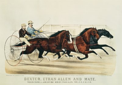 Dexter, Ethan Allen and Mate, published by Nathaniel Currier and James Merritt Ives, 1874 by John Cameron
