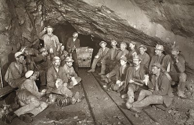 "Croust time", East Pool mine, illustration from 