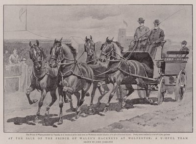 At the Sale of the Prince of Wales
