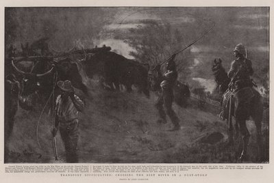 Transport Difficulties, Crossing the Riet River in a Dust-Storm by John Charlton