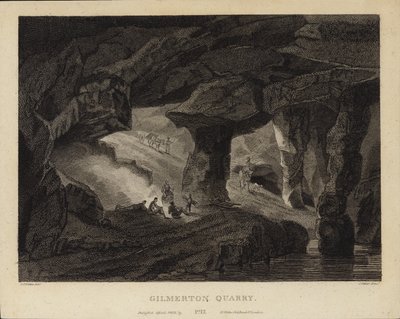 Gilmerton Quarry by John Claude Nattes