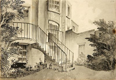 View of a house in Bayswater belonging to Mr. Wilson, c.1808 by John Claude Nattes