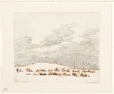 Cloud study (after Alexander Cozens