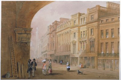 View of Grey Street, Newcastle upon Tyne by John Dobson