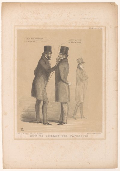 Caricature with Lord Bentinck and Smith O