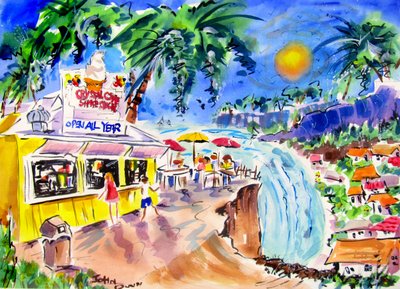 Tropical Beachside Treat by John Dunn