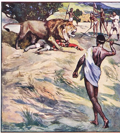 He Caught Me by the Shoulder and We Both Came to the Ground Together by John Edwin Noble