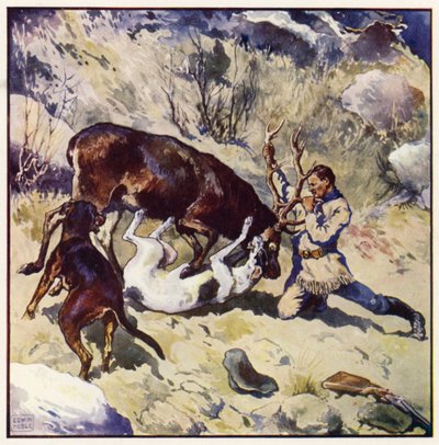 The Tussle Would Have Been Interesting and Thrilling to a Spectator by John Edwin Noble