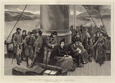 Off to the Highlands on the Oban Boat by John Evan Hodgson
