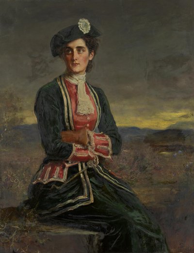 Diana Vernon by John Everett Millais