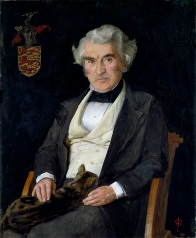 Thomas Combe, 1850 by John Everett Millais