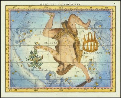Hercules and The Crown by John Flamsteed